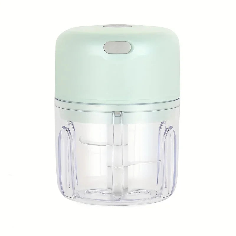 250ml USB Rechargeable Mini Electric Food Chopper Garlic Onion Vegetable Meat Grinder BPA-Free Portable Food Processor