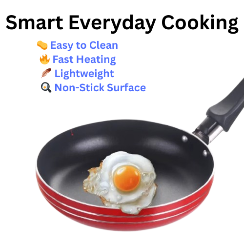 Mini Non-Stick Frying Pan (Small Size) – Egg Pan for Breakfast, Single Meals & Quick Cooking