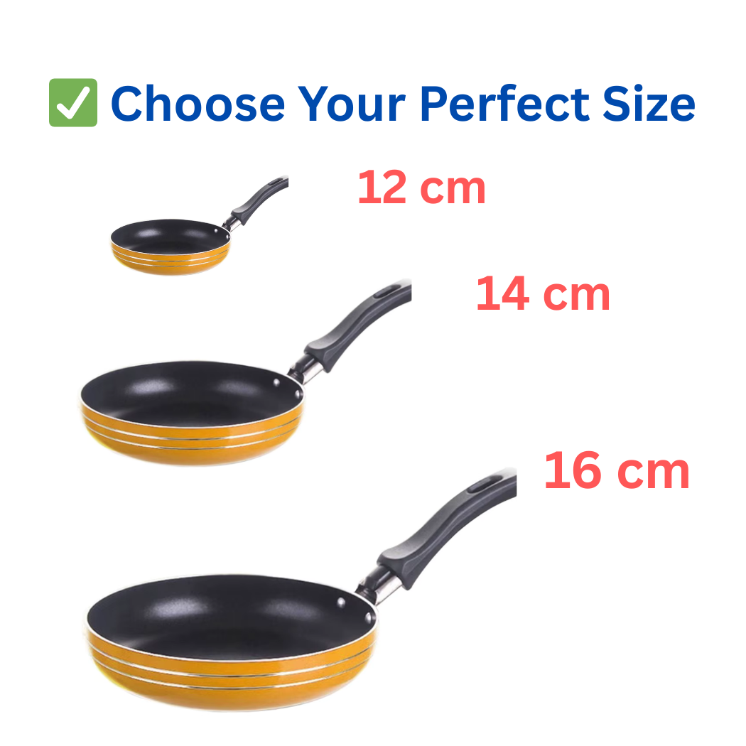 Mini Non-Stick Frying Pan (Small Size) – Egg Pan for Breakfast, Single Meals & Quick Cooking
