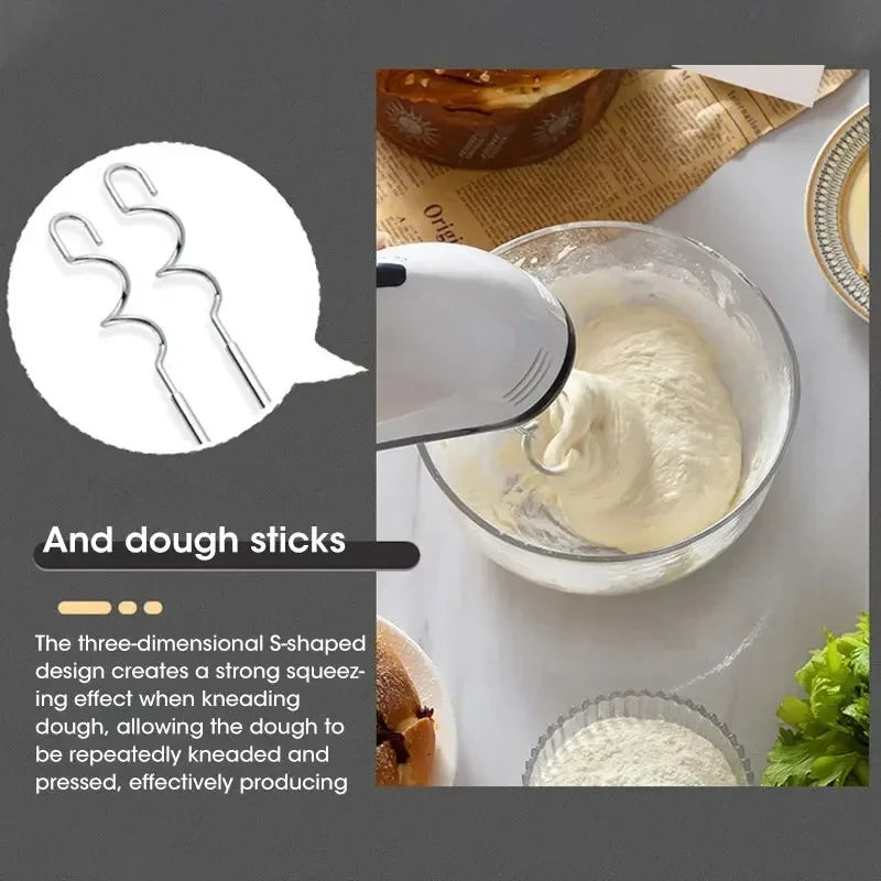 7-Speed Electric Hand Mixer – Handheld Kitchen Mixer with Beaters for Baking, Eggs & Cream