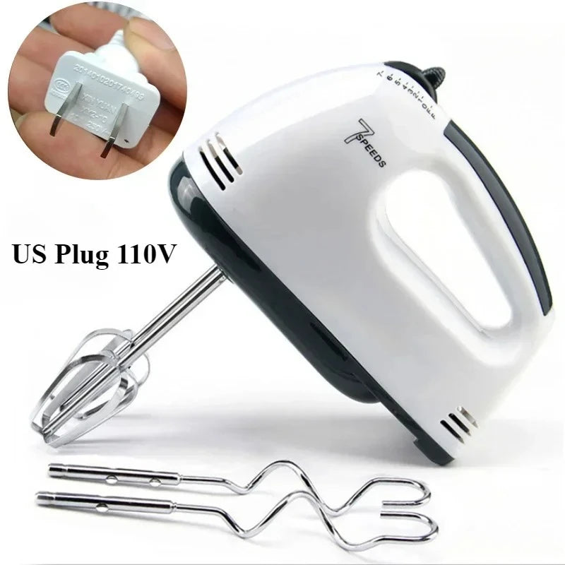 7-Speed Electric Hand Mixer – Handheld Kitchen Mixer with Beaters for Baking, Eggs & Cream