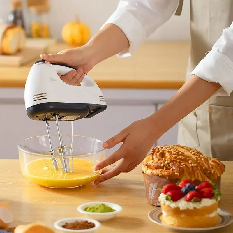 7-Speed Electric Hand Mixer – Handheld Kitchen Mixer with Beaters for Baking, Eggs & Cream