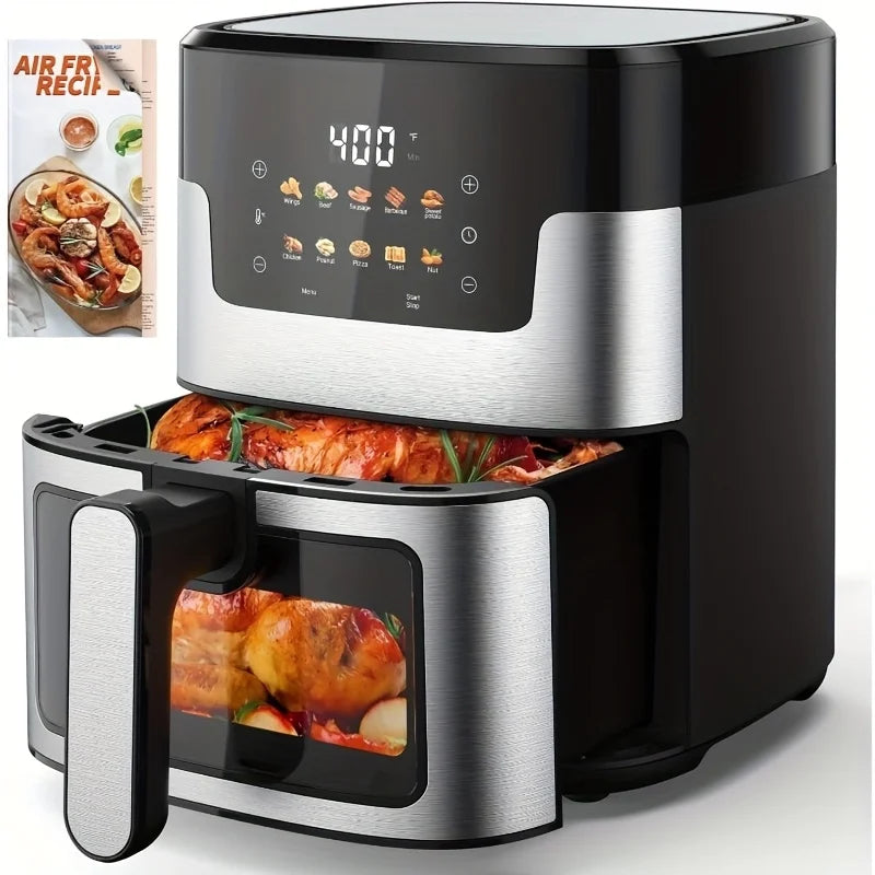 12L Smart Digital Air Fryer Oven - 12QT Large Capacity Oil-Free Cooker