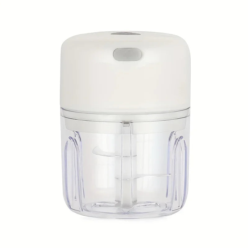 250ml USB Rechargeable Mini Electric Food Chopper Garlic Onion Vegetable Meat Grinder BPA-Free Portable Food Processor