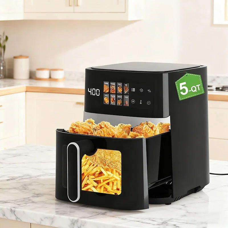 12L Smart Digital Air Fryer Oven - 12QT Large Capacity Oil-Free Cooker