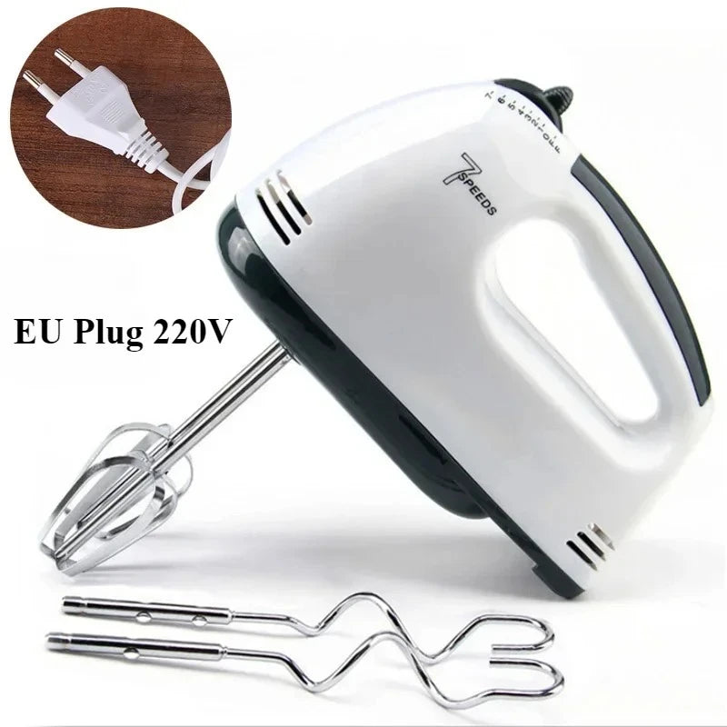 7-Speed Electric Hand Mixer – Handheld Kitchen Mixer with Beaters for Baking, Eggs & Cream